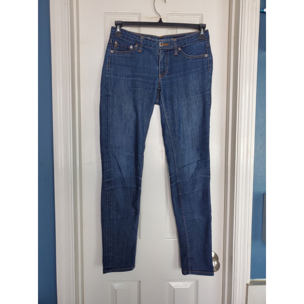 AG Adriano Goldschmied Jeans Blue Straight Leg Stretch Denim‎ Casual 27R